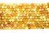 Yellow Fire Agate Gemstone Beads, 8mm, Faceted